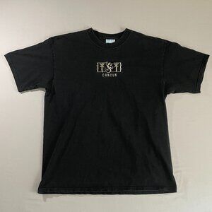 VINTAGE Embroidered Cancun T-Shirt | Men's XL | Mare Blue